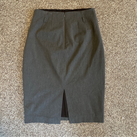 EXPRESS Grey Pencil Skirt - Picture 2 of 3